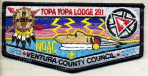 Patch Scan of Topa Topa Lodge 291 NOAC - Pocket Flap 