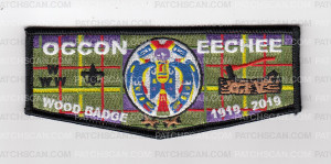 Patch Scan of Occoneechee Lodge Wood Badge Flap