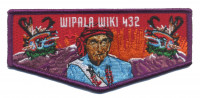Wipala Wiki 432 flap dark lavender border Grand Canyon Council #10