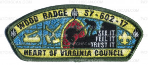 Patch Scan of Heart of Virginia Council - Wood Badge CSP