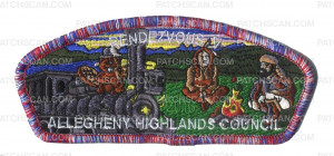 Patch Scan of Rendevous V - Red, White and Blue