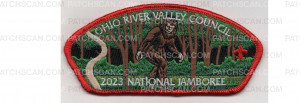 Patch Scan of 2023 National Jamboree CSP Sasquatch (PO 101215)