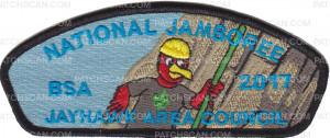 Patch Scan of 2017 National Jamboree - Jayhawk Area Council - BSA