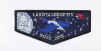 Lakota Lodge 175 NOAC 2018 Flap KW2718C Pathway to Adventure Council #