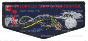 Patch Scan of Netopalis Sipo Schipinachk 209 dragon samurai 2022 NOAC flap