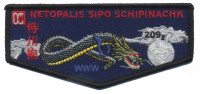 Netopalis Sipo Schipinachk 209 dragon samurai 2022 NOAC flap Longhorn Council #582