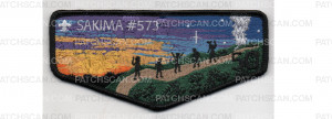 Patch Scan of 50th Anniversary Lodge Flap (PO 100131)
