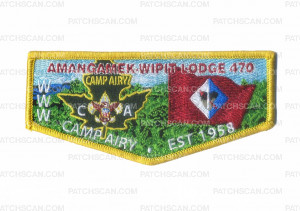 Patch Scan of Amangemek-Wipit 470 Camp Airy WWW Est 1958 Flap