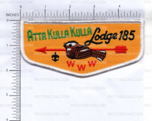 Patch Scan of ATTA KULLA KULLA LODGE 185 WHITE 