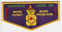 Comanche Lodge 254 More Honey OA Flap Louisiana Purchase Council #213