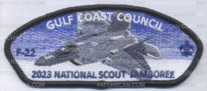 Patch Scan of 458312 F-22 2023 National Scout Jamboree 