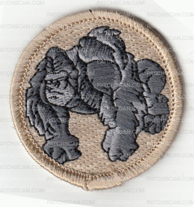 Patch Scan of X151978A (patrol patch) Gorilla