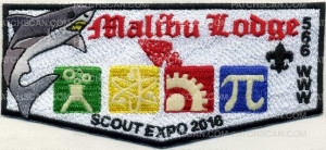Patch Scan of Malibu Lodge Scout Expo 2016