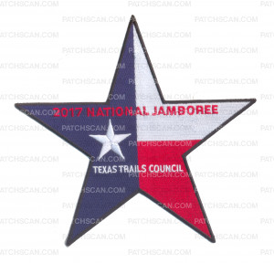 Patch Scan of 2017 National Jamboree- Texas Trails Council- Star Center 