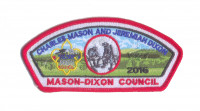 2016 historical patch  Mason-Dixon Council #221(not active) merged with Shenandoah Area Council
