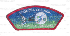 Patch Scan of Sequoia Council Naegleria 2017 JSP Red Metallic Border