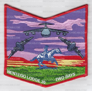 Patch Scan of Nentego Lodge 20 Two Bays Chapter Pocket 