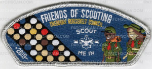 Patch Scan of Theodore Roosevelt Council Friends of Scouting Scout Me In 2019