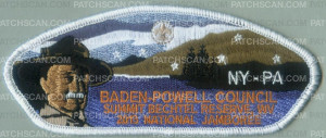 Patch Scan of BADEN-POWELL TROOP JSP WHITE BORDER