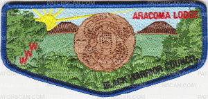 Patch Scan of 32684 - Aracoma Lodge OA 2014 Lodge Flap