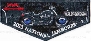 Patch Scan of TB 213072B THC Oa Pocket Top 2013 Jambo