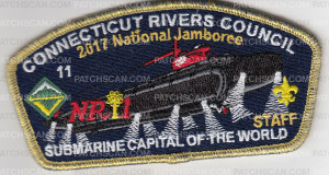 Patch Scan of CRC National Jamboree 2017 STAFF#11
