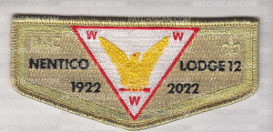 Patch Scan of Nentico Lodge Metallic Dues Flap