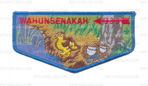 Patch Scan of Wahunsenakah Lodge Flap