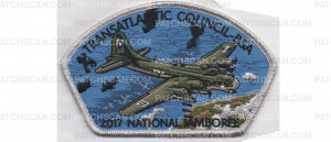 Patch Scan of Jamboree CSP B17 Flying Fortress metallic silver (PO 87015)