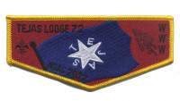 Tejas Lodge 72 - NOAC 2022 (Zavala Flag) East Texas Area Council #585