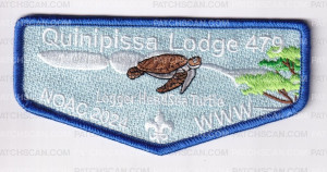 Patch Scan of 172690-Logger Head Turtle Blue Flap