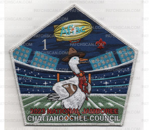 Patch Scan of 2023 National Jamboree Center Piece (PO 101197)
