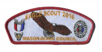 EAGLE SCOUT 2016 CSP RED METALLIC Mason-Dixon Council #221(not active) merged with Shenandoah Area Council