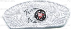 Patch Scan of Del-Mar-Va CCL 100 Years OA CSP (White
