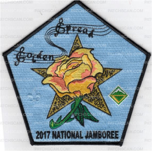 Patch Scan of National Jamboree 2017 Center Patch Set 