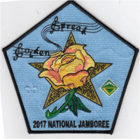 National Jamboree 2017 Center Patch Set  Golden Spread Council #562