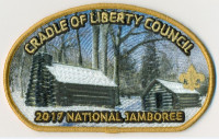 Cradle of Liberty- 2017 National Jamboree- Snowy Cabin  Cradle of Liberty Council #525