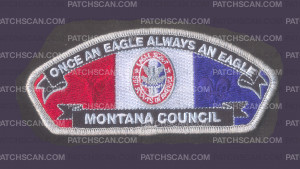 Patch Scan of K124068 - Montana Council -Once An Eagle Always An Eagle CSP