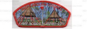 Patch Scan of Camp Boddie 50th Anniversary CSP #3 (PO 88685)