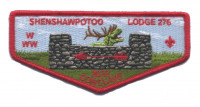 SHENSHAWPOTOO LODGE 276 -2022 Conclave Flap Shenandoah Area Council #598(not active, merged with Mason Dixon)