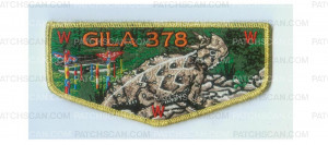 Patch Scan of Gila Lodge Flap 84719