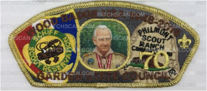 Patch Scan of 70th CSP-Wood Badge Gold 