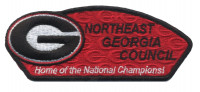 NEGA- Home of the National Champions! (Red Background)  Northeast Georgia Council #101