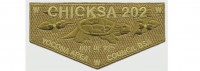 Chicksa Jamboree pocket flap Yocona Area Council #748 merged with the Pushmataha Council