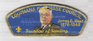 Patch Scan of 2019 FOS James E. West CSP - Gold border