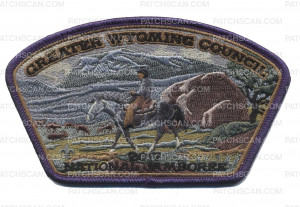 Patch Scan of Greater Wyoming Council 2017 Jamboree Staff JSP Painting