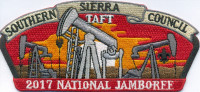 Southern Sierra Council Taft 2017 National Jamboree Jacket Patch  Southern Sierra Council #30
