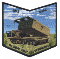 Ma-Nu 133 2022 NOAC pocket patch Global War Last Frontier Council #480