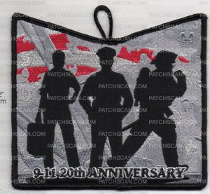 Patch Scan of 9-11 20TH ANNIVERSARY SHIELD 