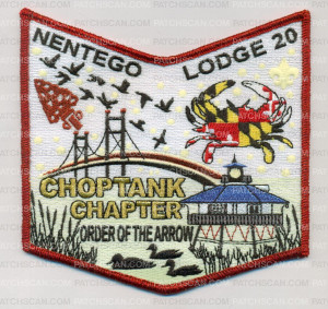 Patch Scan of Nentego Lodge 20 Choptank Chapter Pocket 